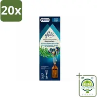 Glade 20 x - Geurstokjes Verfrissende Energie - Aromatherapie Geurverspreiding - 80 ml - Grootverpakking - Vaatwasstrips - Geurstokjes - Energie - Fris - Geur - Aromatherapie