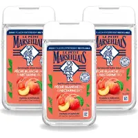 Le Petit Marseillais 3 x – Douchegel – Pêche Blanche & Nectarine Bio – 250 ml - Voordeelverpakking - 3 stuks