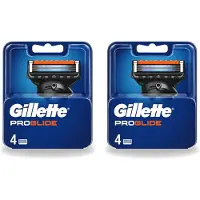 Gillette 2 x - Fusion5 ProGlide – Scheermesjes – Navulmesjes – 4 Mesjes - Voordeelverpakking - 2 stuks