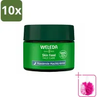 Weleda 10 x - Nachtcrème voedend - Skin Food - 40 ml - Bulkverpakking - Nachtcrème - Douchemop - Voedende crème