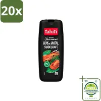Tahiti 20 x – Douchegel – Sandelhout - 315 ml - Grootverpakking - Vaatwasstrips - Douchegel - Sandelhout - Ontspanning - Natuurlijke Geur - Huidverzorging