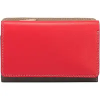 Mywalit Portemonnee Leder 14 cm rood