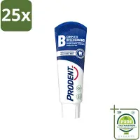 Prodent 25 x – Tandpasta – Complete Bescherming – Pro-Zinc Technologie – 75 ml - Grootverpakking - Vaatwasstrips - Tandpasta - Mondgezondheid - Antibacteriële Tandpasta - Pro-Zinc - Fluoridetandpasta