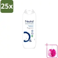 Neutral 25 x - Shampoo - Gevoelige huid - 250 ml - Bulkverpakking - Gevoelige huid - Douchemop - Milde shampoo