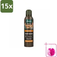 Kneipp 15 x - Douche schuim - Men - Warm Woods - Warme houtgeur - 200 ml - Bulkverpakking - Douche foam - Douchemop - Warme houtgeur