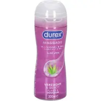 Reckitt Benckiser Healthcare Durex Play Massage Aloë Vera 2-in-1 Massagegel & Glijmiddel 200 ml Gel
