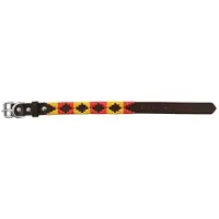 Lexhis 2.5 Cm Leather Navajo Hondenhalsband