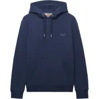 Superdry Essential-Hoodie Met Logo-Pullover, Blauw