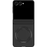 Accezz Color Backcover met MagSafe en Ringstand voor de Samsung Galaxy Z Flip 8 - Zwart