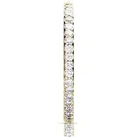 One More 18 karaats geelgouden ischia basics ring met diamant