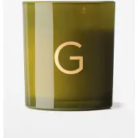 HEMA Kaars in glas ⌀8x9cm letter G (groen)