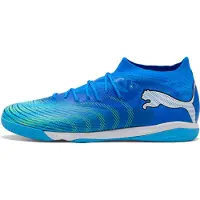 Puma Future 9 Match Zaalvoetbalschoenen (IN) Blauw Luminous Blue Lime