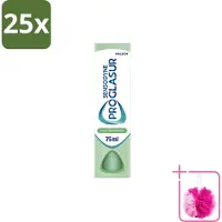 Sensodyne 25 x – Tandpasta – Proglasur Daily Protection – 75 ml - Bulkverpakking - Tanderosis bescherming - Douchemop - Gevoelige tanden