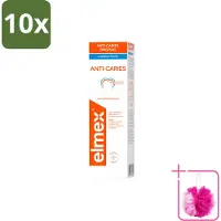 Elmex 10 x - Tandpasta - Anti Cariës Whitening - Dual Protective Shield - 75 ml - Bulkverpakking - Tandpasta anti cariës - Douchemop - Witte tanden