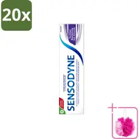 Sensodyne 20 x - Tandpasta - Gum Protection - Tandvleesverzorging - 75 ml - Bulkverpakking - Gevoelige tanden - Douchemop - Tandvleesbescherming