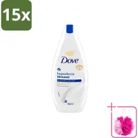 Dove 15 x – Douchegel – Hydraterend – 450 ml - Bulkverpakking - Douchegel hydraterend - Douchemop - Huid verzorging