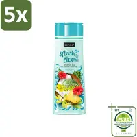 Sence 5 x - Tropical Joy & Coconut - Douchegel - Exotisch - 300 ml - Grootverpakking - Vaatwasstrips - Douchegel Kokos - Tropische Geur - Zachte Reiniging - Huid Verzorging - Exotische Geur