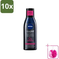 Nivea 10 x - Expert Make-up Remover - Micellair Water - Gezichtsreinigingsmiddel - 200 ml - Bulkverpakking - Make-up verwijderen - Douchemop - Gezichtsreiniger