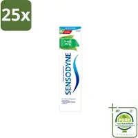 Sensodyne 25 x – Tandpasta – Fresh Mint – 75 ml - Grootverpakking - Vaatwasstrips - Gevoelige Tanden - Tandpasta - Frisse Adem - Mondverzorging - Gevoeligheid Verminderen