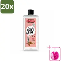 Marcel's Green Soap 20 x - Douchegel - Argan & Oudh - Verzorgend & zacht - 300 ml - Bulkverpakking - Douchegel - Douchemop - Argan
