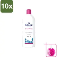 Melkmeisje 10 x - Bad & Douche - Pioenroos Geur - Verzorgend & Hydraterend - 2000 ml - Bulkverpakking - Douchecrème - Douchemop -