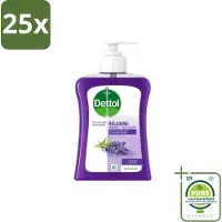 Dettol 25 x – Wasgel Handzeep – Lavendel – 250 ml - Grootverpakking - Vaatwasstrips - Handwas - Handhygiëne - Antibacteriële Handzeep - Handen Verzorgen - Huid Verzorgen