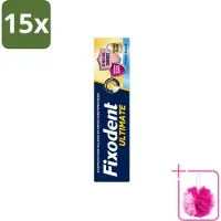 Fixodent 15 x – Kleefpasta – Ultimate Fresh – 40 g - Bulkverpakking - Kleefpasta kunstgebit - Douchemop - Kunstgebit fixatie