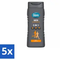 Odorex 5 x – Douchegel – For Men Sport Refresh – 300 ml - Voordeelverpakking - 5 stuks