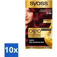 Syoss Oleo Intense - Haarverf - 5-92 - Stralend Rood - 115ml x 10