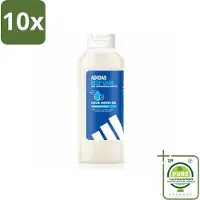 Adidas 10 x – Douchegel – Active Skin & Mind Deep Care – 400 ml - Grootverpakking - Vaatwasstrips - Hydratatie Na Sport - Huid Verzorging - Douchegel Sport - Glycerine Hyaluronate - Vegan Douchegel