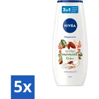 Nivea 5 x - Douchegel - Winter Moment Cacao - 250 ml - Voordeelverpakking - 5 stuks