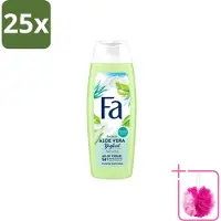 Fa 25 x – Douchegel – Yoghurt Aloe Vera – 250 ml - Bulkverpakking - Douchegel yoghurt aloë vera - Douchemop - Huid verzorging