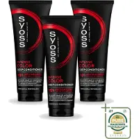 Syoss 3 x - Intense Color - Deep Conditioner - Kleurbehoud tot 12 Weken - 250 ml - Wasstrips - Kleurbehoud - Gekleurd Haar - Haarkleur - Haarkleur Behoud - Haarkleur Intensiteit