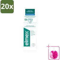 Elmex 20 x - Tandpasta - Sensitive Professional - Gentle Whitening - 75 ml - Bulkverpakking - Gevoelige tanden - Douchemop - Tandpasta