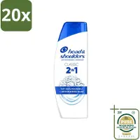 Head & shoulders 20 x – 2-in-1 – Classic – 625 ml - Wasstrips - Anti-roos Shampoo - 2-in-1 Shampoo - Shampoo Tegen Roos - Hoofd En Schouders - Haar Verzorging
