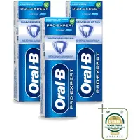 Oral-B 3 x - Pro-Expert Sterk Glazuur - Tandpasta - Beschermt Glazuur - 75 ml - Wasstrips - Tandpasta - Glazuur Beschermen - Glazuur Versterken - Tandplak Beschermen - Glazuur Erosie
