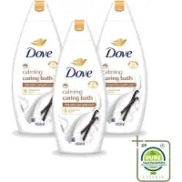 Dove 3 x – Badcrème – Sheaboter & Vanille – 450 ml - Grootverpakking - Vaatwasstrips - Badcrème - Sheaboter - Vanille - Huid Verzorging - Vochtigheid