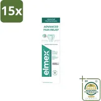 Elmex 15 x - Tandpasta - Sensitive Professional - Pro Argin - 75ml - Wasstrips - Gevoelige Tanden - Tandgevoeligheid - Tandpasta - Pro-Argin - Tandhalscariës