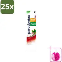 Parodontax 25 x - Tandpasta - Herbal Twist - Ginger & Mint - 75ml - Bulkverpakking - Tandpasta - Douchemop - Bloedend tandvlees
