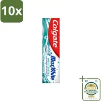 Colgate 10 x - Max White - Whitening Crystals - Tandpasta - 100ml - Wasstrips - Tandpasta - Witte Tanden - Whitening Crystals - Tanden Witter Maken - Vlekverwijdering