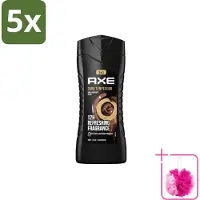 Axe 5 x – Douchegel – Dark Temptation – 250 ml - Bulkverpakking - Douchegel - Douchemop - Douchegel mannen