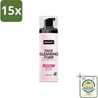 Sence 15 x - Gevoelige Huid - Gezichtsreiniger - Foam - 150 ml - Wasstrips - Gevoelige Huid Reinigen - Gezichtsreiniger - Schuimreiniger - Poriën Reinigen - Make-up Verwijderen