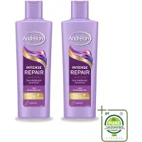 Unilever 2 x Andrélon Intense Repair Shampoo - 250 ml - Grote verpakking - 2 stuks