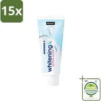 Sence 15 x - Whitening - Tandpasta - Met Fluor - 75 ml - Grootverpakking - Vaatwasstrips - Witte Tanden - Tandpasta - Fluoride - Tanden Verzorgen - Mintsmaak
