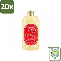 Treaclemoon 20 x – Bad- & Douchegel – Rouge Love Story – 500 ml - Grootverpakking - Vaatwasstrips - Bad En Douchegel - Gember - Jasmijn - Amber - Frisheid