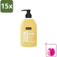 Sence 15 x - La Maison Du Savon De Marseille - Handzeep - Vanille - Hygiënisch - 500 ml - Bulkverpakking - Handzeep vanille - Douchemop - Hygiëne