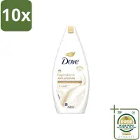 Dove 10 x – Douchegel – Nourishing Silk – 450 ml - Wasstrips - Douchegel - Zijdezachte Huid - Verzorgende Douchegel - Mild Reinigen - Huid Verzorgen