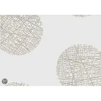 Dutch Wallcoverings Vliesbehahng bol - wit/beige