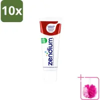 Zendium 10 x – Tandpasta – Tandvlees Protect – 75 ml - Bulkverpakking - Gevoelig tandvlees - Douchemop - Tandvlees bescherming