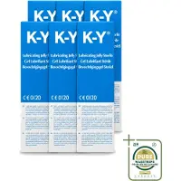 K-Y 6 x - Bevochtigingsgel - Waterbasis Glijmiddel - Hydraterend & Verzachtend - 82 g - Wasstrips - Bevochtigingsgel - Glijmiddel - Waterbasis - Bevochtiging - Intiem Gebruik